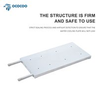 Bloc de refroidissement à eau en aluminium personnalisé OCOCOO S19-95T pour GPU, plaque de refroidissement liquide artisanale pour boîtiers d'ordinateur, ventilateurs et refroidissement
