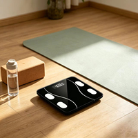 Balance connectée intelligente pour la composition corporelle (180 kg) – Pèse-personne de salle de bain avec mesure IMC – Offre spéciale fabricant