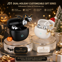 Harga Bersaing untuk Earbud TWS 5.4 Tahan Air IPX-4 Nirkabel Sejati dengan Indikator Baterai LED Kontrol Sentuh 15-20 jam