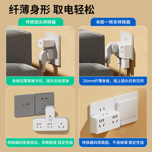 อะแดปเตอร์ปลั๊กไฟฟ้าสากล 2 ช่องเสียบ แบบมีสายดิน 230 โวลต์ แผงปลั๊กพลาสติกแบบหลายช่อง - Product Image 3