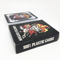 Cartes à jouer publicitaires personnalisées, imperméables, fabriquées directement en usine, avec logo personnalisé, écologiques, durables, recto-verso, recyclables