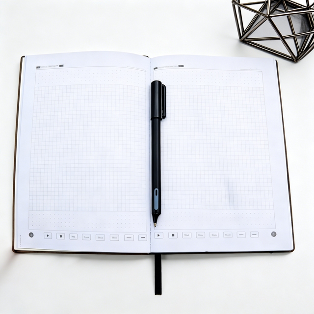 Popular Product A5 Notebook AI Intelligent Pen Set Writing Real Time Sync Offline Second Sync Cloud Storage
