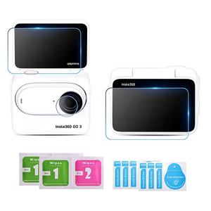 STARTRC Vidrio de película templada para <span class=keywords><strong>Insta</strong></span> <span class=keywords><strong>360</strong></span> <span class=keywords><strong>go</strong></span> <span class=keywords><strong>3</strong></span> Dureza Cubierta de pantalla Película templada Protector de lente Accesorios para cámaras de acción - Product Image 2