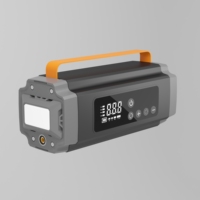 Démarreur de saut 1000A avec gonfleur de pneu 8000mAh et 150PSI pompe à air puissante avec pince intelligente pour lumière d'urgence pour balle de vélo de voiture