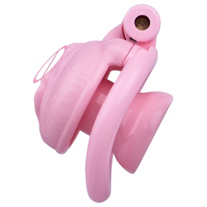 Sissy Chastity Cage Lock Vagina Penis Cage Sissy Sex <b>Toys</b> Breathable Resin Cock Cage <b>for</b> Sissy <b>Men</b> - Product Image 2