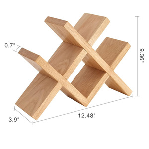 Casier à <span class=keywords><strong>vin</strong></span> en <span class=keywords><strong>bois</strong></span> de chêne Pays autoportant Casier à <span class=keywords><strong>vin</strong></span> pour cabines de table et vitrines sans assemblage - Product Image 2