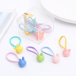 Fanyue Cute Girls' Hair Band Kids Hair Band <strong>Baby</strong> Hair Band Cheap <strong>Heart</strong> Bear Flower 10pcs One Box Scrunchies Elastic <strong>Headband</strong> - Product Image 4