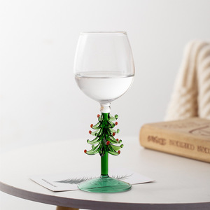 Novedad, copa de árbol de Navidad, Copas de fiesta con tallo para agua potable, jugo, vino, bebidas mixtas. - Product Image 1