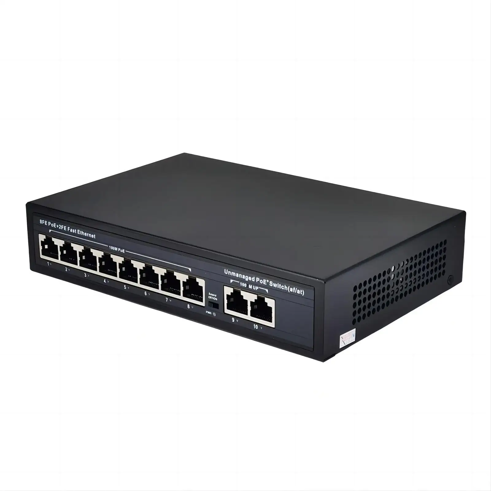 Chuyển đổi Ethernet 10 cổng 100Mbps PoE Ethernet chuyển đổi không được quản lý cho mạng gia đình IP Camera POE chuyển đổi Hội Đồng Quản Trị