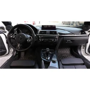 Accesorios interiores de coche de fibra de carbono para BMW 3 4 series F30 F31 f32 F33 F36 2013-2019 panel de engranajes interruptor de ventana tablero modificar