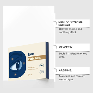 3 Paires de Patchs Oculaires Hydratants, Apaisants la Fatigue et Soulageant l'Inconfort, Patchs Rafraîchissants pour les Yeux, Sans Logo - Product Image 5
