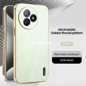 Lichicase en <span class=keywords><strong>Vogue</strong></span> cuero texturizado piel lisa accesorio móvil para Redmi K80 Ultra funda de teléfono personalizada - Product Image 4