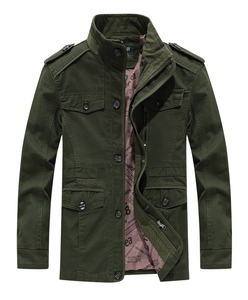 Manteau de printemps-automne pour hommes, manteau en coton lavé, veste décontractée, vêtements d'extérieur amples, veste grande taille pour hommes - Product Image 4