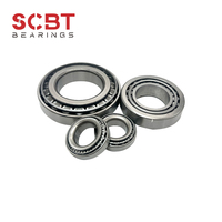 Roulement à rouleaux coniques SCBT en acier chromé 31310, simple rangée, précision P0, diamètre intérieur 50 mm, ouvert, 3000 tr/min, métrique