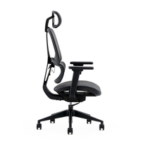 Accoudoir 4D réglable multi-angles, appui-tête et soutien lombaire, chaise ergonomique, roulettes silencieuses de 2,5 pouces