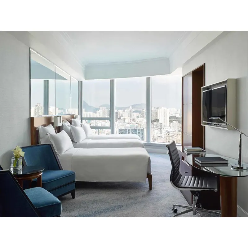 Ensembles de chambre à coucher de meubles d'hôtel personnalisés pour toute la maison Mobilier de chambre d'hôtel moderne personnalisé