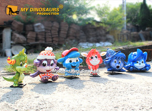 Mon monstre de dessin animé de haute simulation CP-<span class=keywords><strong>024</strong></span> Dino pour aire de jeux extérieure - Product Image 6