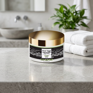 Marque privée 8 Oz Masque facial pour hommes Premium Anti-âge Traitement de l'acné Soins de la peau Aloe Vera Boue de la mer morte Nettoyage en profondeur Points noirs - Product Image 3