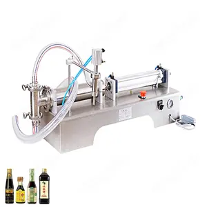 Semi-automatic Pneumatic Single Head Soy Sauce Liquid Filling Machine