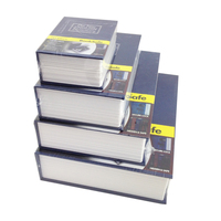 Livre de Diversion coffre-fort antivol avec clé ou combinaison coffre-fort Secret boîte de collecte d'argent