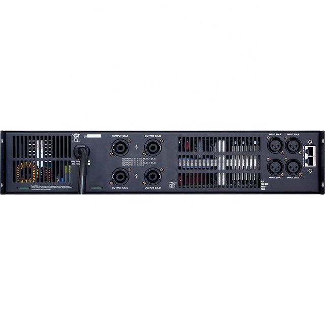 OEM Professional Class D Series 2100 Watt Power Amplifier Professional DJ Audio Metal Shell Power Amplifier