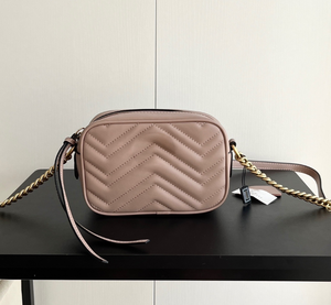 Borsa di lusso originale per fotocamera da <span class=keywords><strong>donna</strong></span> in vera pelle con Logo in lettere d'oro borsa a <span class=keywords><strong>tracolla</strong></span> di piccole dimensioni - Product Image 4