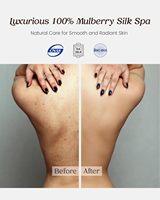 Gants exfoliants ovales turcs en soie pure à 100 %, personnalisables avec votre marque privée