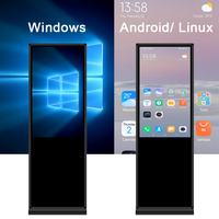 Kiosco Interactivo con Pantalla Táctil Android WiFi de 32 Pulgadas, Tótem de Señalización Digital, Exhibición Publicitaria de Pie para Centros Comerciales