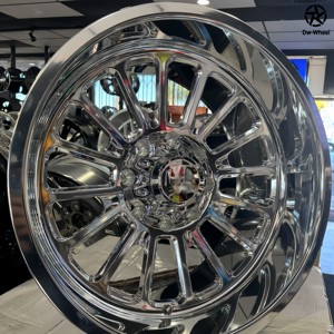 DW pickup SUV ล้ออัลลอยปลอมแปลง20 22 24 26 28นิ้วล้อโครเมียม8x170 8x180 8X200สำหรับ Chevrolet Silverado 1500 2500 - Product Image 1