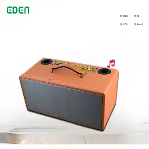 Orange Box outdoor extra bass big speakers outdoor dj party portable bluetooth karaoke speaker with wireless microphone