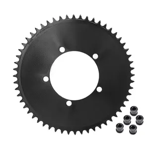 จานโซ่อลูมิเนียมน้ำหนักเบา PASS QUEST SPRILL 3 มม. Offset 110BCD 5 รู AERO Narrow Wide รูปทรงเจล 40T-58T สำหรับ <span class=keywords><strong>SRAM</strong></span> <span class=keywords><strong>ROTOR</strong></span> - Product Image 5