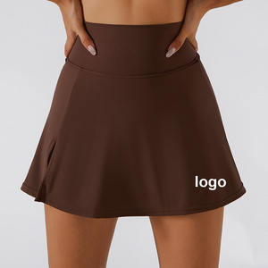 Gonna sportiva sportiva sportiva da Tennis a vita alta personalizzata da donna - Product Image 2