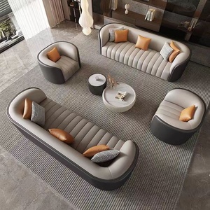 Set di Divani e Letti di Lusso Italiani Eleganti per Hall di Hotel di Alta Gamma, Uffici e Piccoli Appartamenti, per Aree Business o Relax - Product Image 4