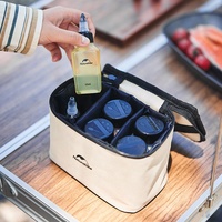 Naturehike Accessoires de camping Barbecue en plein air Pique-nique Ensemble de 6/8 pièces Ensemble de pots à épices avec sac de rangement