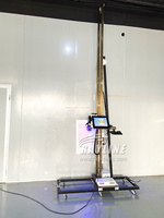 Wand Drucker Impresora de pared de inyección de tinta CMYKW Tinta UV Mural artístico de alta definición Impresora 3D Directo a azulejo de madera de vidrio