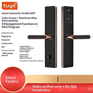 Cerradura Inteligente para Puerta de Madera con Huella Dactilar y Teclado, Modelo Z13 - Product Image 4