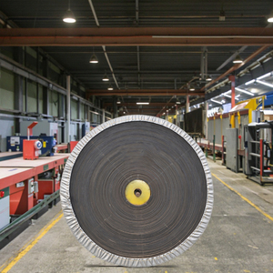 Yeni varış Polyester pamuk tuval <span class=keywords><strong>TC</strong></span> konveyör bant kesme işleme hizmeti ile gübre endüstrisi için - Product Image 1