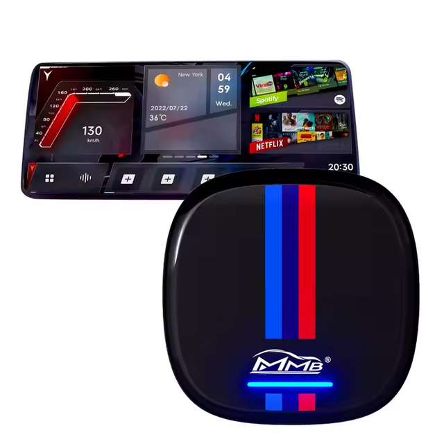 JoyeAuto MMB AI BOX Wireless Apple CarPlay & Android Auto Adapter Android 13 8+128GB USB Type-C Connect