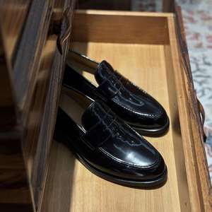 Mocassins Penny pour Hommes à Bout Carré, à Lacets, Légers, Respirants, Antidérapants, en Cuir, Style Britannique, Chaussures Formelles et Décontractées pour Affaires - Product Image 6