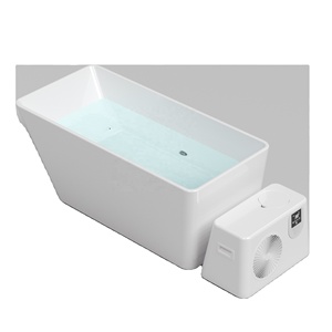 Bain à remous extérieur de luxe avec contrôle Wi-Fi intelligent, ensemble de bacs de plongeon froid, vente directe usine pour salle de sport, salle de bain, hôtel - Product Image 1