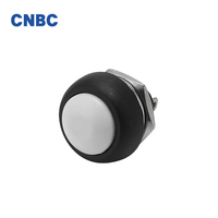 12mm PBS-33B Étanche Mini Bouton Poussoir 2 Positions Momentané Moto Commutateur Bouton