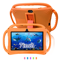 Tablet Android 12 7 Inci Terlaris Murah MTK Quad Core 2GB+32GB dengan Baterai 3000MAH Wi-Fi Resolusi 1024x600 untuk Anak-Anak Baru
