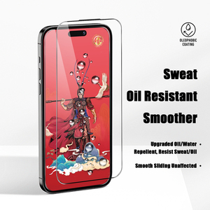 Protection d'écran HD transparente anti-statique à bords incurvés de 0,33 mm, colle intégrale, anti-rayures, anti-traces de doigts, étanche pour accessoires de téléphone <span class=keywords><strong>OPPO</strong></span> REALME - Product Image 4