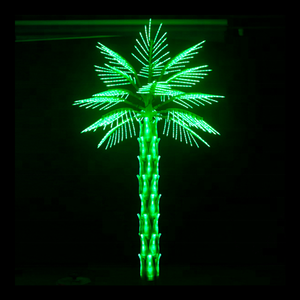 Lumière décorative LED en forme de palmier pour extérieur, idéale pour les parcs, les paysages et les jardins de stations balnéaires - Product Image 4