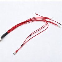 Kabel Harness Multi-branch Kustom dengan Terminal Cincin & Terminal Pin, Perakitan Kabel PVC untuk Sambungan Daya Peralatan Listrik