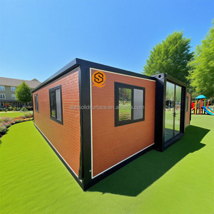 40ft tuyết dốc mái kết cấu thép nhà vườn phòng ngủ bãi biển phong cảnh Đặc điểm prefab nhà ở khách sạn RV Trại nghỉ - Product Image 2