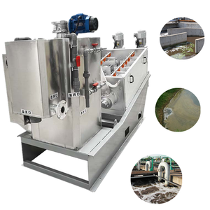 Presse à vis durable pour le traitement des eaux usées industrielles, machine de déshydratation des boues, presse à boue, grande capacité - Product Image 1