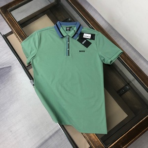Nouveau <span class=keywords><strong>polo</strong></span> et t-shirt de sport pour homme en coton lourd, vêtements polyvalents décontractés et professionnels de haute qualité - Product Image 1
