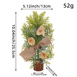 Eco-friendly Popular Christmas <b>Tree</b> <b>Ornament</b> Polytype Wood Pine Needle Red Berry Decor Indoor Living Room Home Decor - Product Image 6
