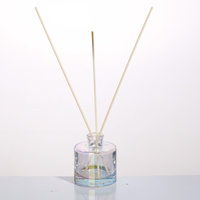 Bouteilles en verre vides de 100 ml, 120 ml, 150 ml avec logo personnalisé pour diffuseur de parfum à bâtonnets, décoration d'intérieur, arôme naturel, aromathérapie de luxe, cadeau